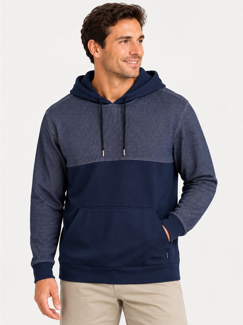 Hurley Nike Dri-FIT Men’s L Navy Pullover Hoodie Lightweight Relaxed Skate Surf